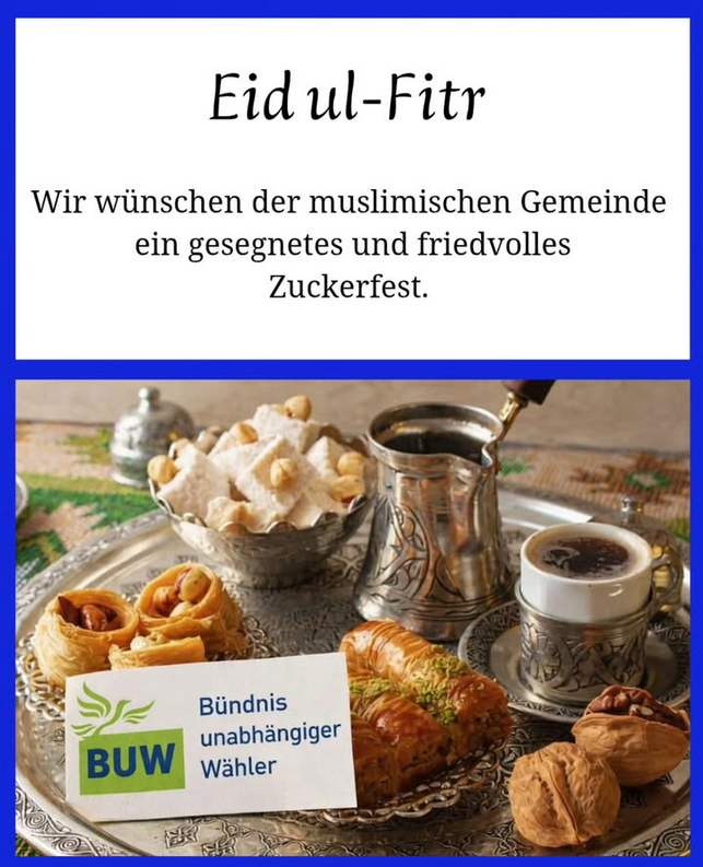 Gesegnetes Zuckerfest