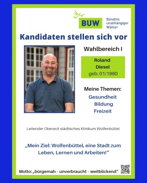 Kandidaten stellen sich vor: Roland Diesel