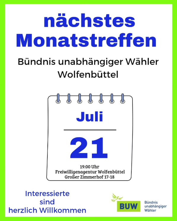 Jour Fixe im Juli