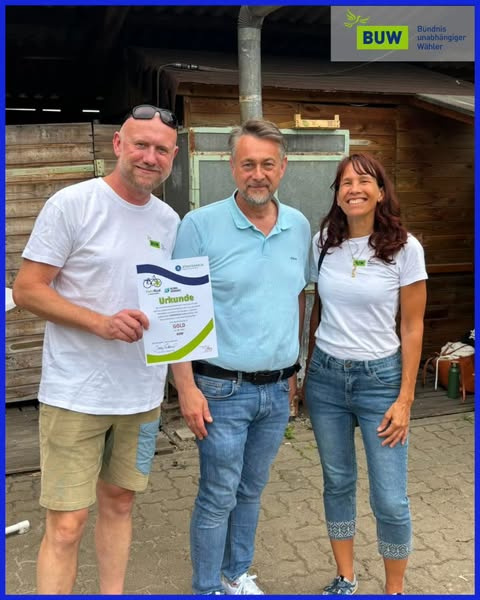 Platz 1 beim Stadtradeln